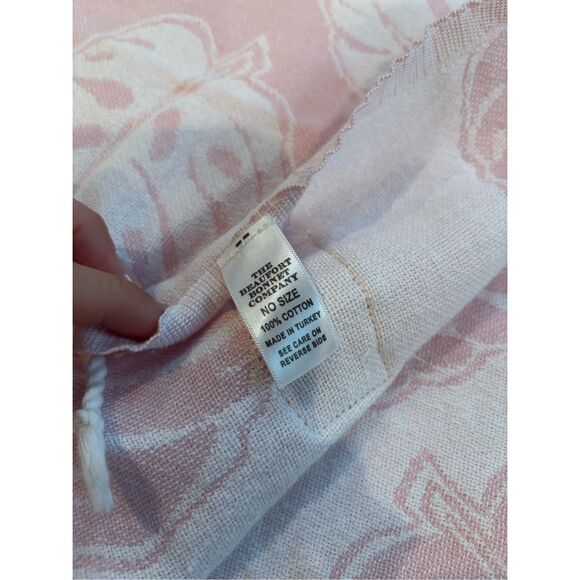 THE BEAUFORT BONNET COMPANY Turkish T Basic Beach Towel -Caicos Canopy Pink - Picture 3 of 8